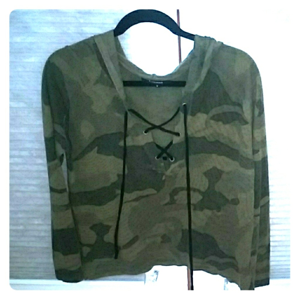 Camo sweater